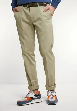 Sale River Woods Basic chinobroek stretch thyme -