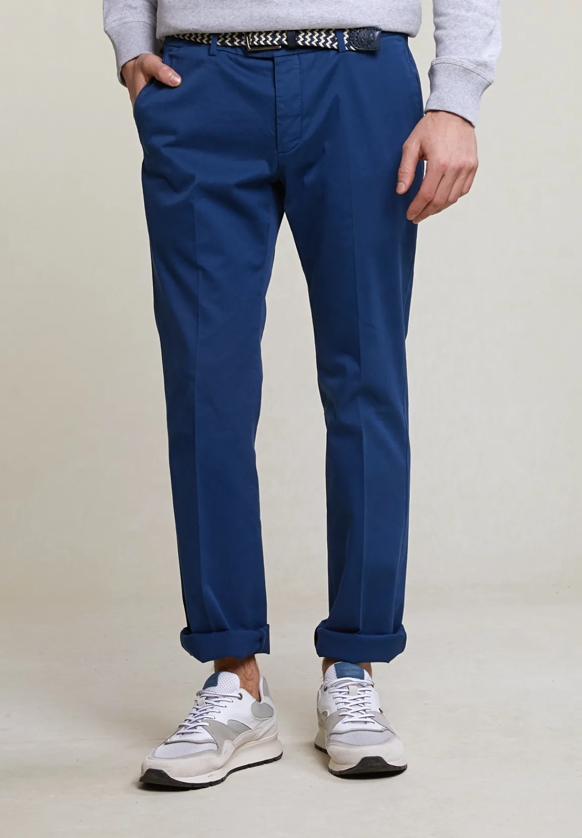 Fashion River Woods Basic chinobroek stretch space -