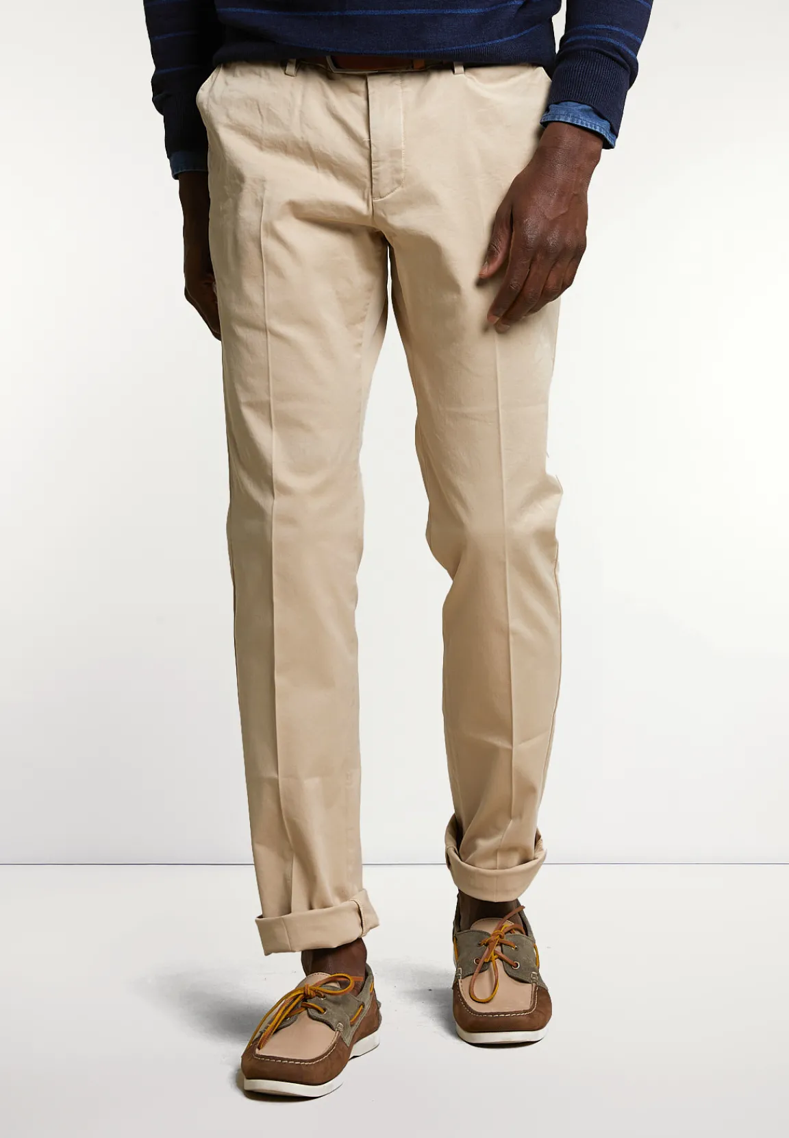 Best River Woods Basic chinobroek stretch sand -