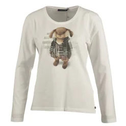 Best River Woods Basic gebroken wit T-shirt -
