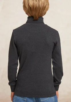 Sale River Woods Basic rolkraag T-shirt charcoal mix -