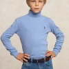 Discount River Woods Basic rolkraag T-shirt dk glacier mix -