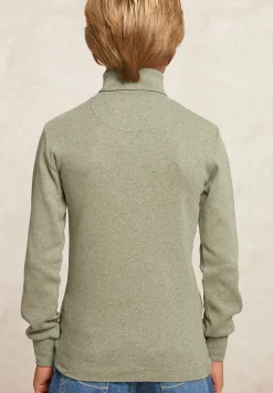 Outlet River Woods Basic rolkraag T-shirt eden mix -