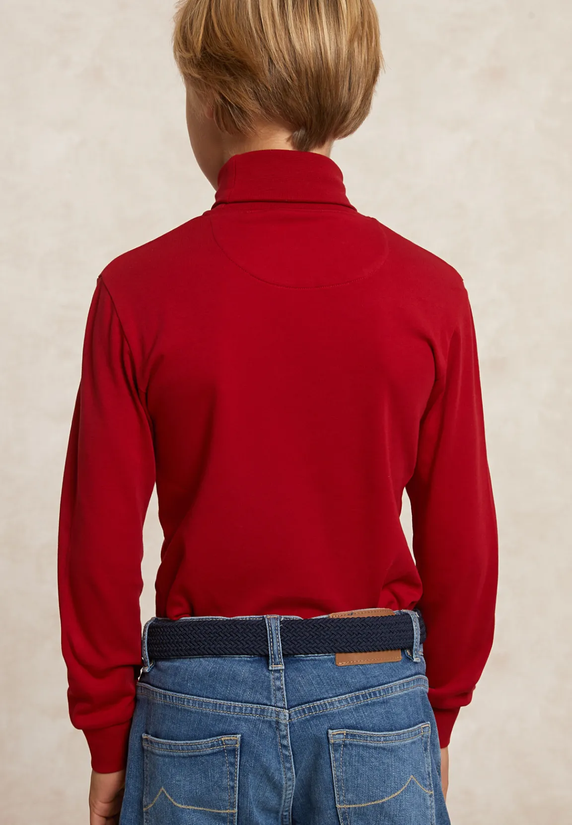 New River Woods Basic rolkraag T-shirt poppy -
