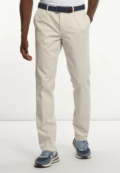 Clearance River Woods Basic stretch chinobroek ivory -