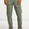 Discount River Woods Basic stretch chinobroek moss -