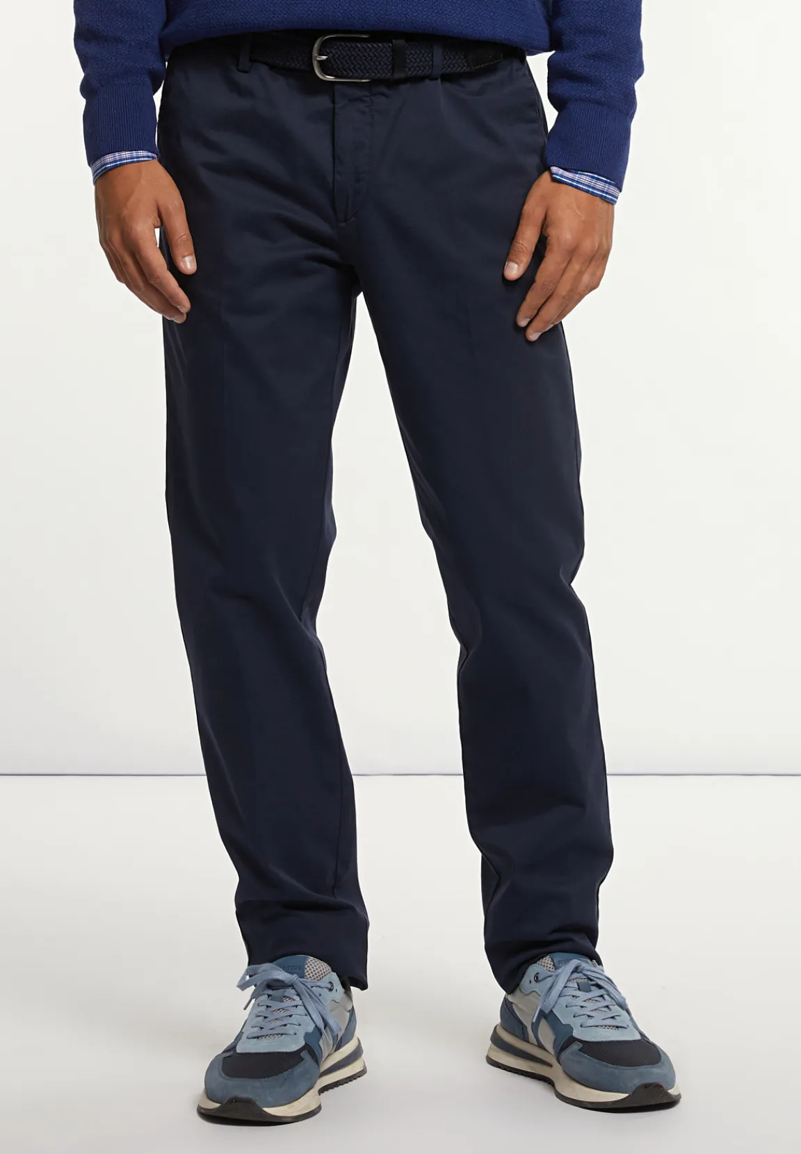 Hot River Woods Basic stretch chinobroek navy -