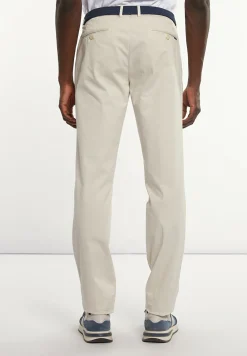 Clearance River Woods Basic stretch chinobroek ivory -