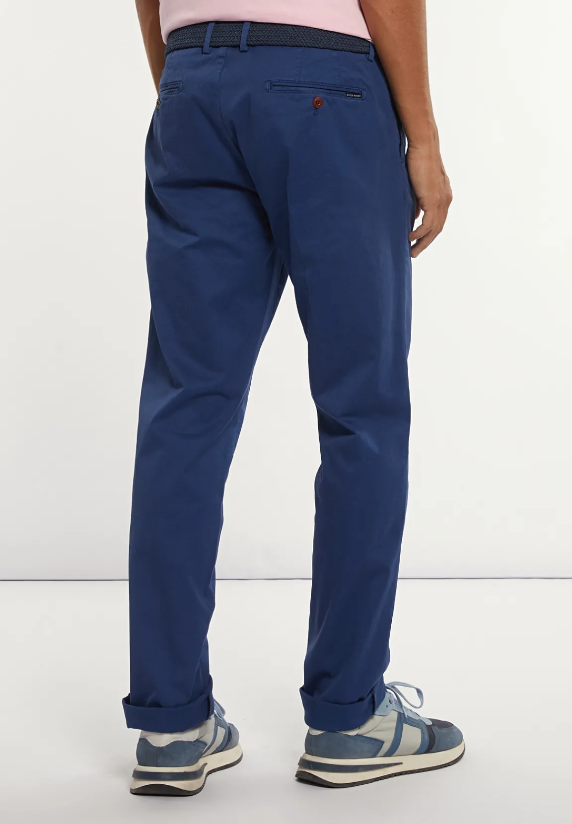 Fashion River Woods Basic stretch chinobroek space -