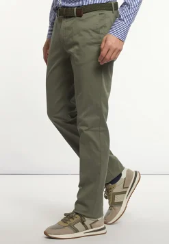 Best River Woods Basic stretch chinobroek kaki -