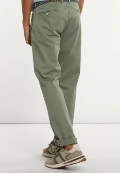 Discount River Woods Basic stretch chinobroek moss -