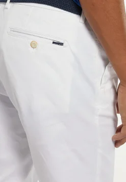 Best River Woods Basic stretch chinobroek white -