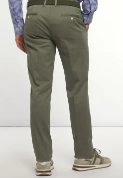 Best River Woods Basic stretch chinobroek kaki -