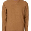 Sale River Woods Basic trui met V-hals in bruin -