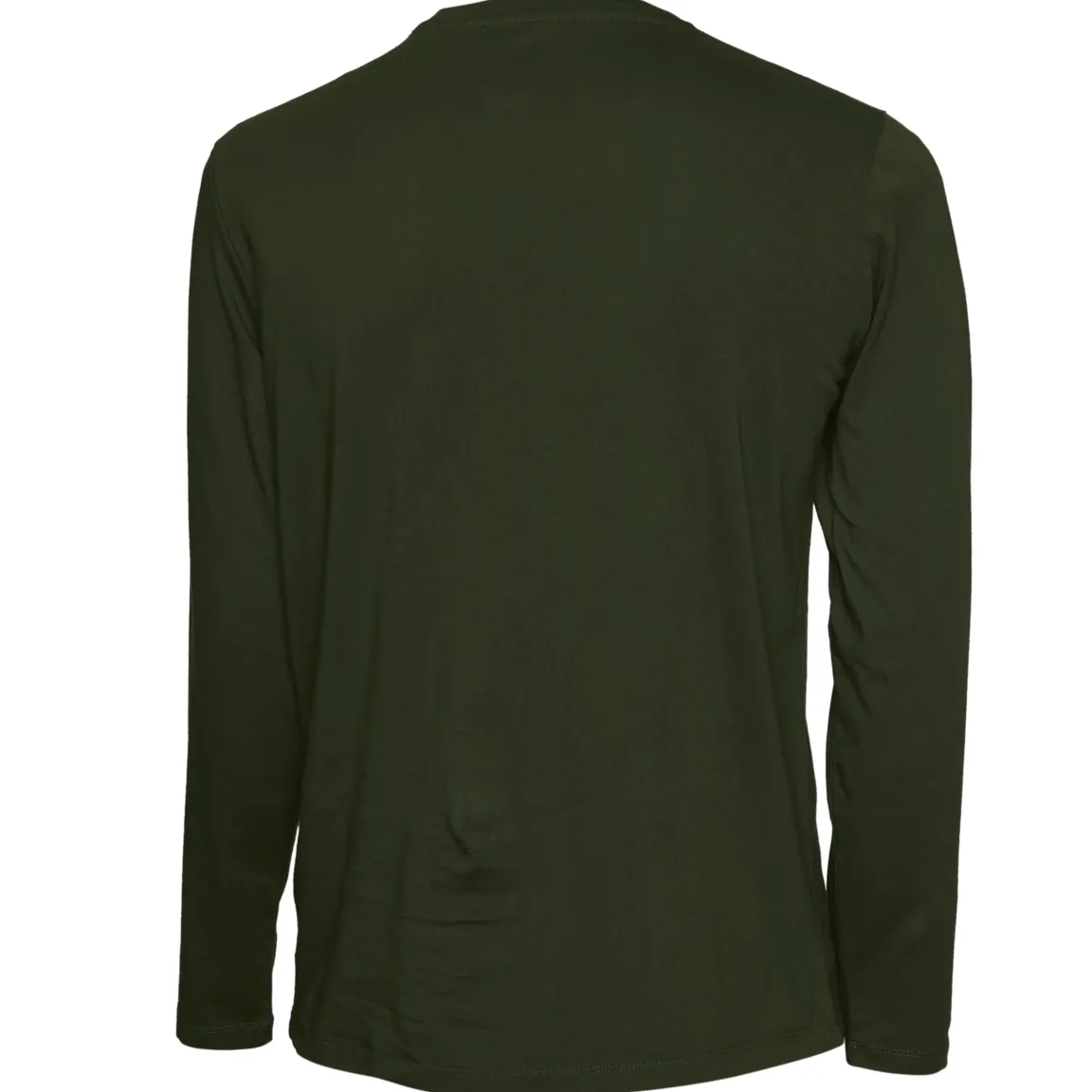 Hot River Woods Basic T-shirt met ronde hals in groen -