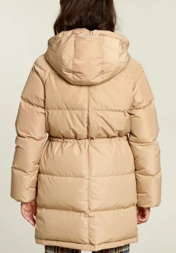 Discount River Woods Beige donsjas met kap -