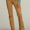 Online River Woods Beige lange broek 5-zakken -
