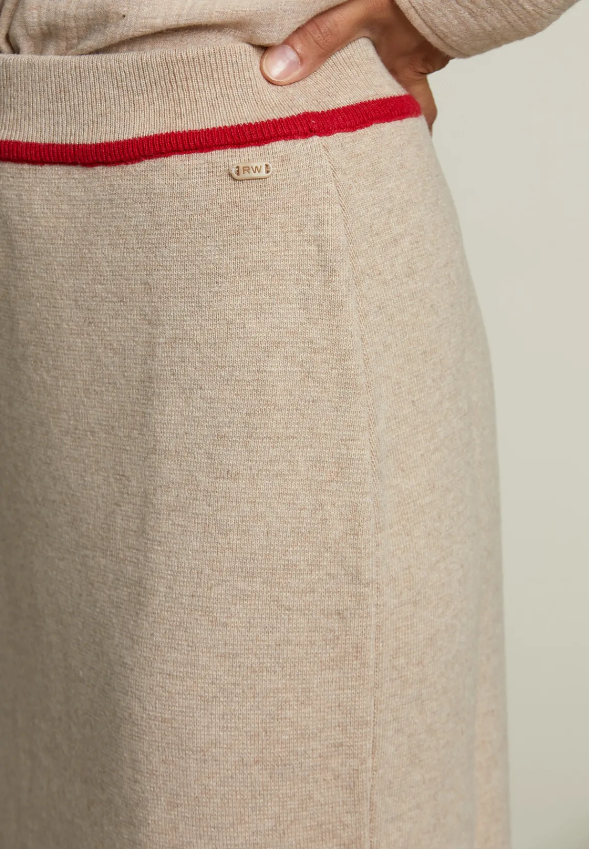 Best River Woods Beige midirok -