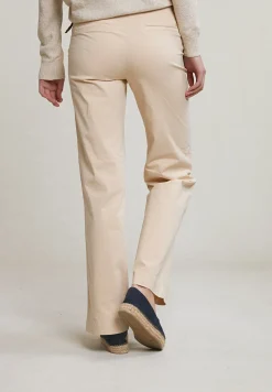 Clearance River Woods Beige rechte stretch broek -