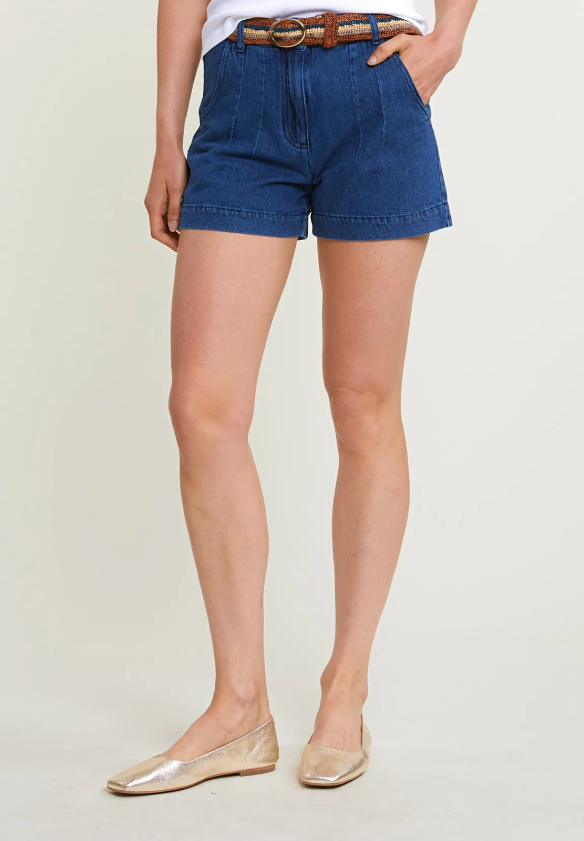Sale River Woods Blauwe denim short -