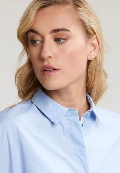 Online River Woods Blauwe effen blouse -