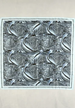 Discount River Woods Blauwe fantasiesjaal -