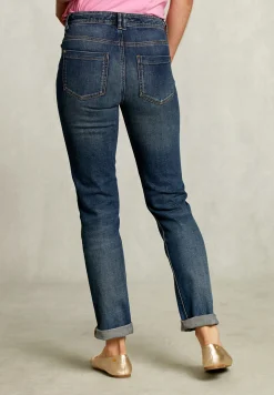 New River Woods Blauwe jeansbroek met normale taille -