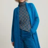 Discount River Woods Blauwe lange cardigan lange mouwen -