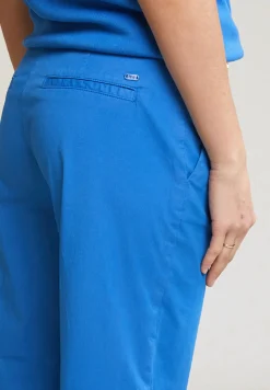 Sale River Woods Blauwe rechte stretch broek -