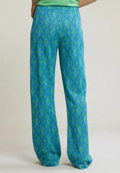Outlet River Woods Blauw/groene glitter fantasiebroek -