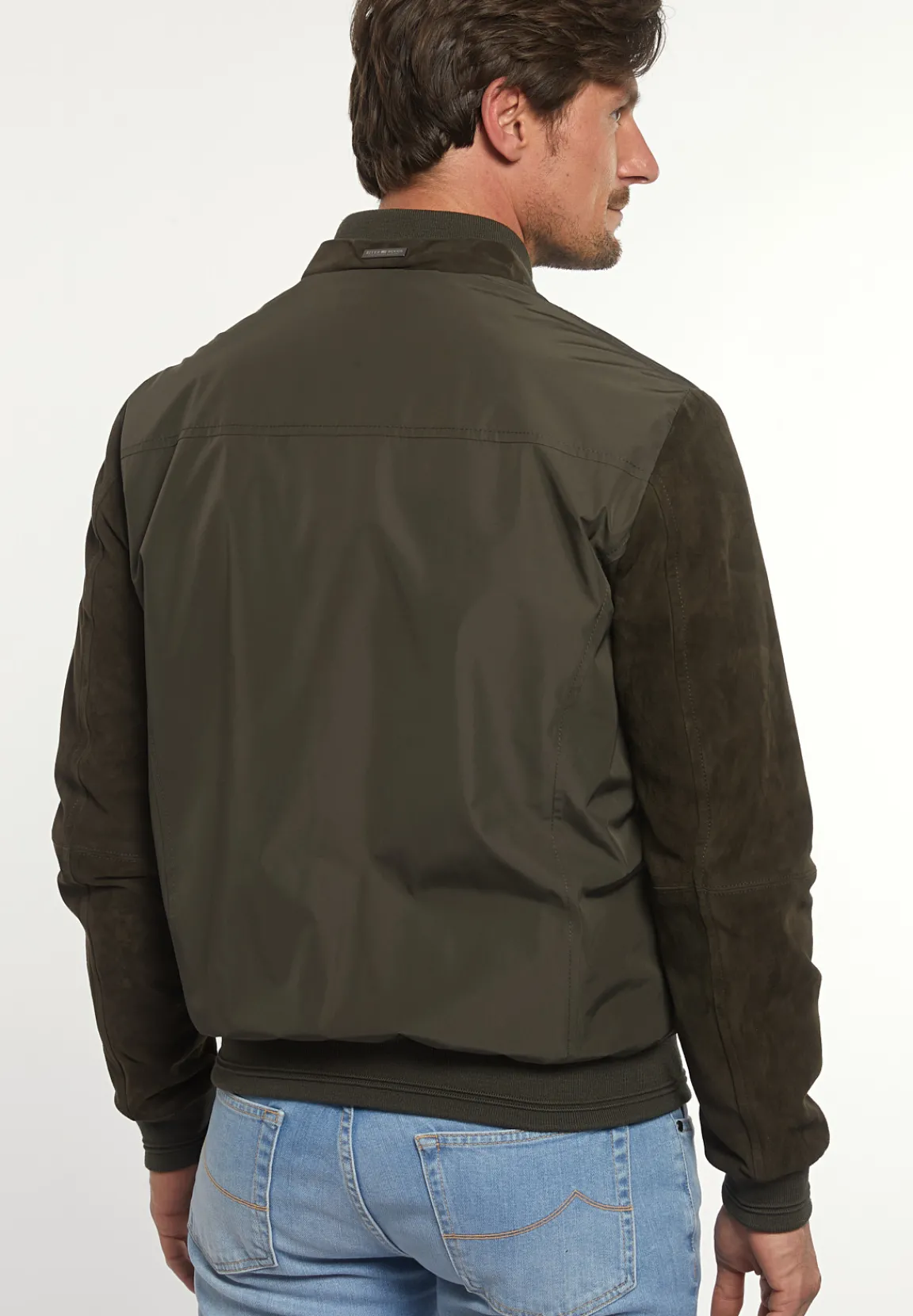 Hot River Woods Blouson suède mouwen alligator -