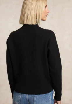 Fashion River Woods Bomber cardigan zwart -