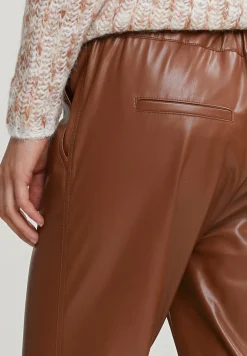 Clearance River Woods Bruine broek vegan leer -