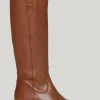 Outlet River Woods Bruine lange laarzen met hak -