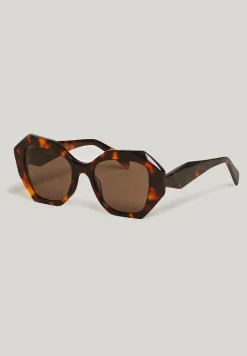 Best River Woods Bruine zonnebril Naomi -