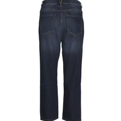 Online River Woods Cropped mid waist blauwe jeans -