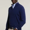 Outlet River Woods Custom fit basic merinotrui dk royal blue mix -