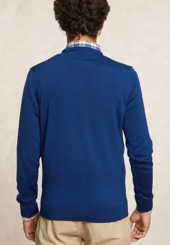 Fashion River Woods Custom fit basic merinotrui ronde hals lake -