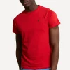 Discount River Woods Custom fit basic pima katoen T-shirt ronde hals harvard red -