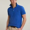 Sale River Woods Custom fit basic pima katoen polo blueberry -