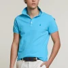 Online River Woods Custom fit basic pima katoen polo acqua -