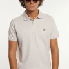 Sale River Woods Custom fit basic pima katoen polo linen mix -