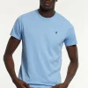 Clearance River Woods Custom fit basic pima katoen T-shirt porcelaine -
