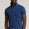 New River Woods Custom fit basic pima katoen polo blue lake mix -