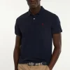 Clearance River Woods Custom fit basic pima katoen polo navy -