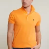 Discount River Woods Custom fit basic pima katoen polo peach -
