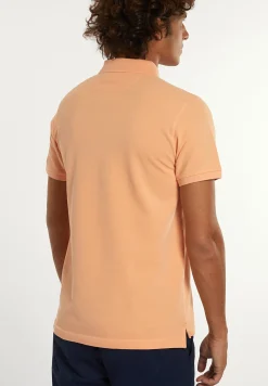 Sale River Woods Custom fit basic pima katoen polo mandarin -
