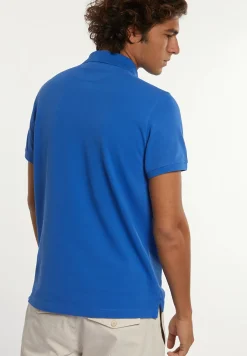 Discount River Woods Custom fit basic pima katoen polo cobalt -