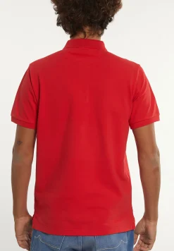 Hot River Woods Custom fit basic pima katoen polo strawberry -