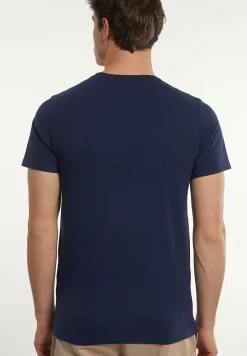 Best River Woods Custom fit basic pima katoen T-shirt twilight mix -